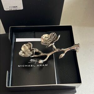 Michael Aram White Orchid Cocktail Napkin Holder